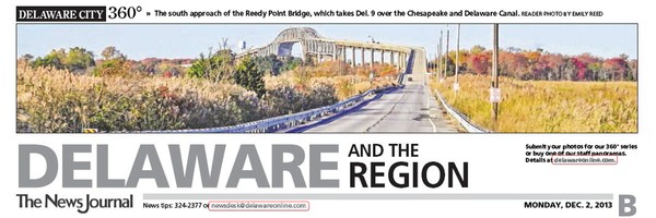 143rd News Journal Panorama-Reedy Point Bridge