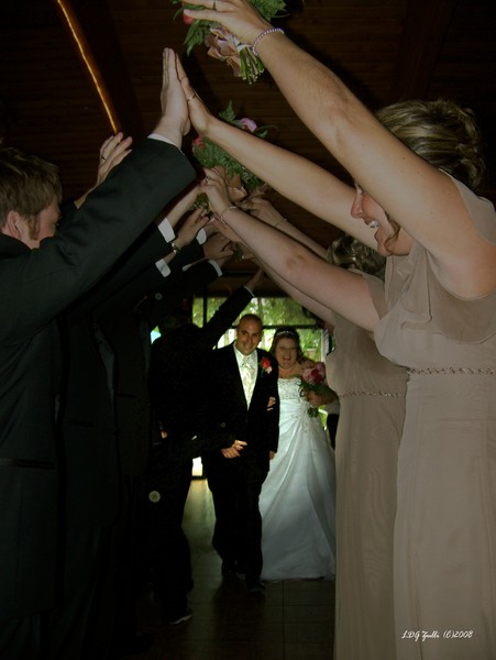 Lisa's Wedding Through the Tunnel of Love