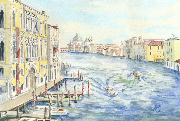 The Grand Canal from Accademia Bridge