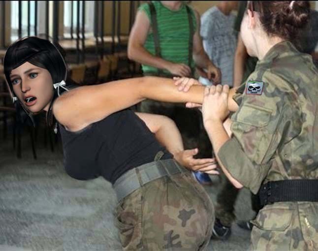 arrested girl