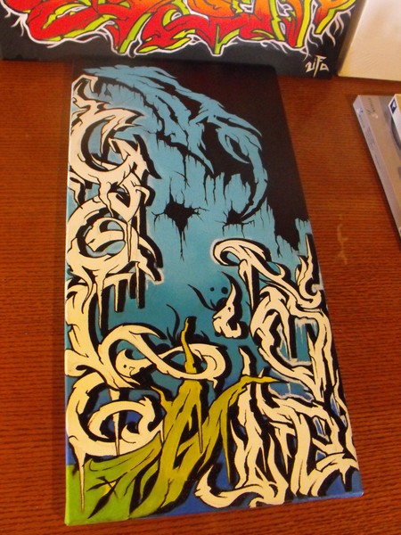 COLONIES canvas with Abst A