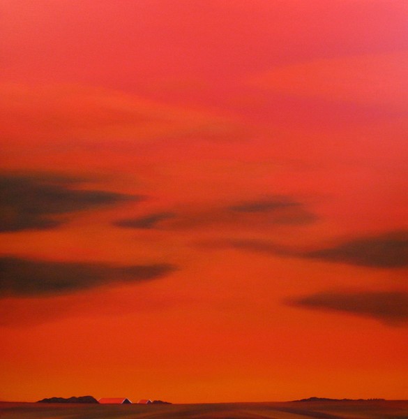 Zeeland, glowing evening