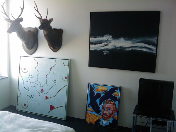A corner in the house of an Art collector