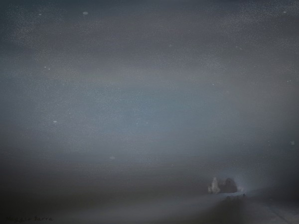 Snowy Night In Maine