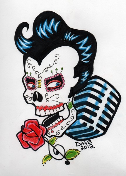 Rock a Billy SKull