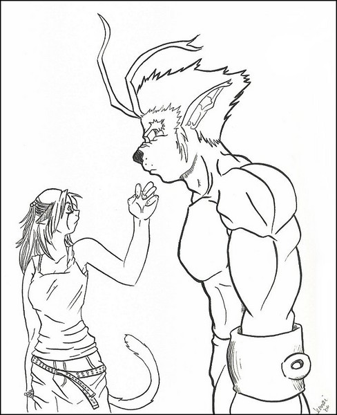 Minerva and Wolf