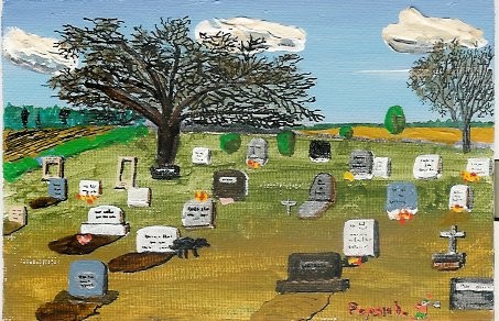 His Master's Grave.
