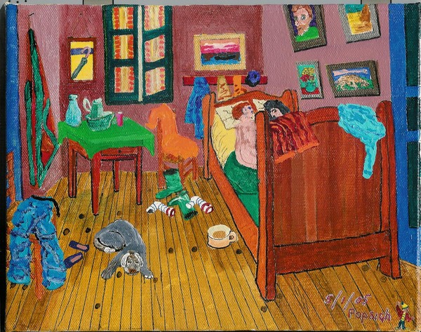 Sleeping with Vincent.