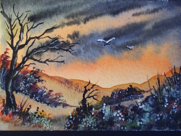 sunset sky