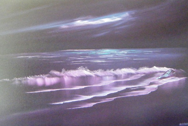 Purple Seascape