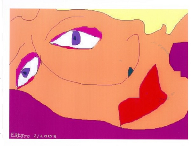 Memories of Lost Youth and Beauty...(c)  2003..Elton Houck..digital art