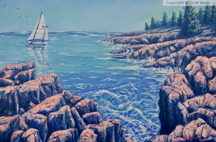 Sailing at Acadia