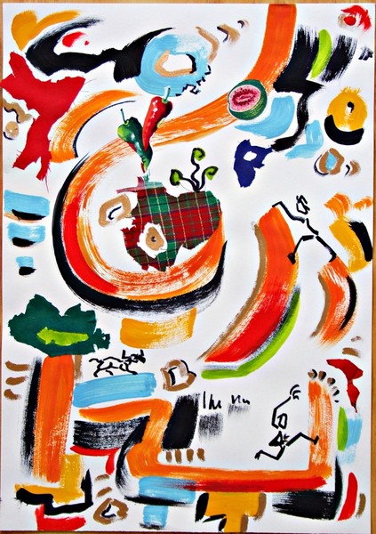 Composition XVI - Fight for Food
