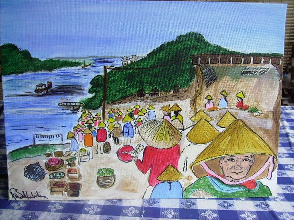vietnamese fishing village