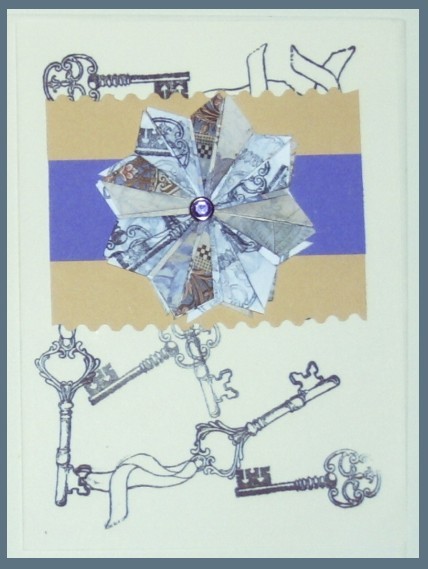 Keys 'n' PinWheel Greeting