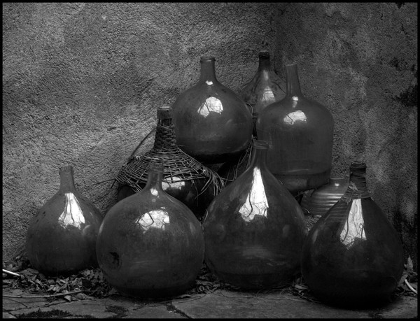 Glass in b/w