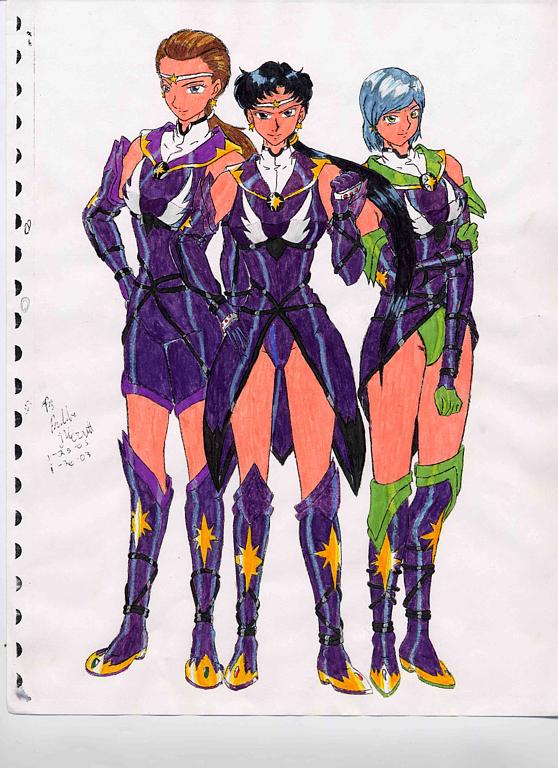 Sailor Starlights--Custom Outfits