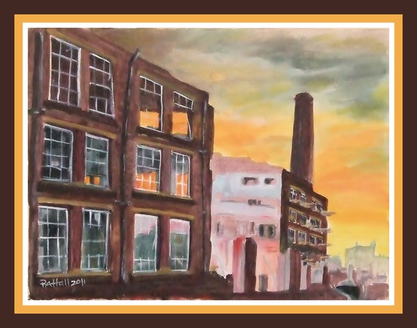 Park mill, Bolton. Demolished 1981.