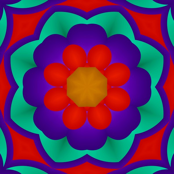 Primitive Floral Mandala