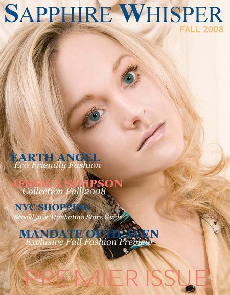 Sapphire Whisper Magazine Cover Issue #1