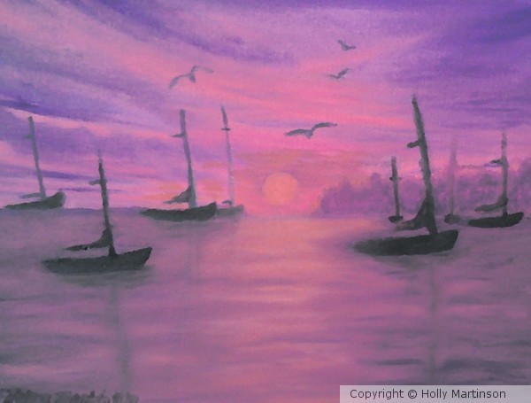 Sails at Dusk
