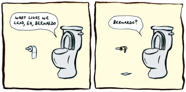 Animate objects: Toilet humour