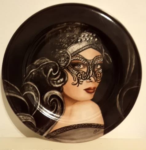 Lady in black