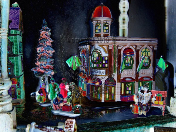 Department 56 Christmas Village Digital Art