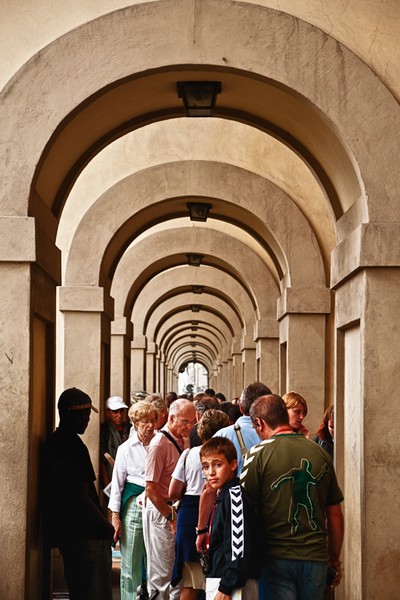 Arches and Tourists