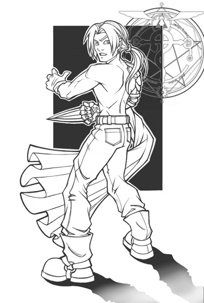 Ed Elric non anime style