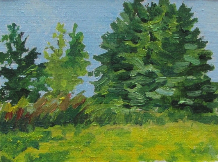 Glenn and trees