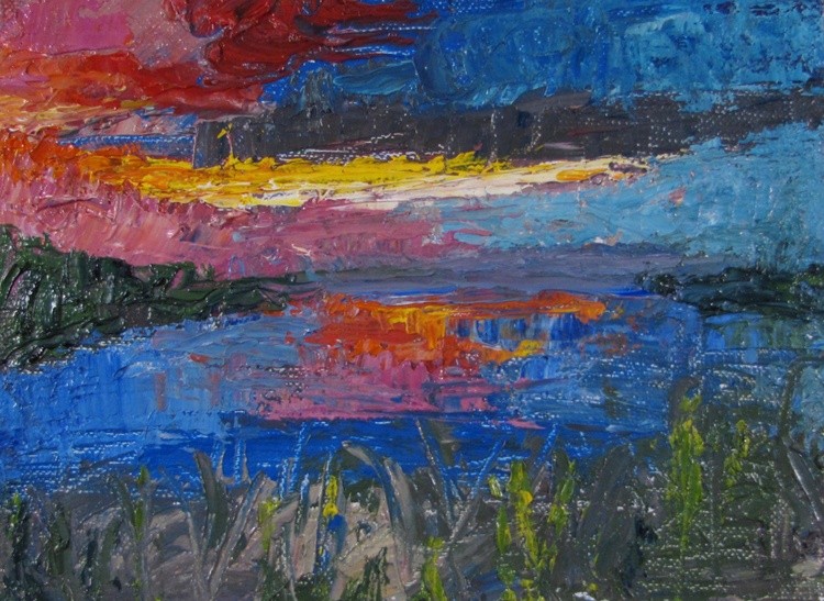 Land,water,sky.