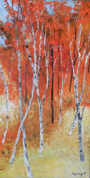 Autumn birches - sold