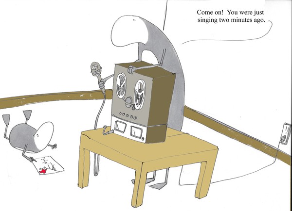 you were singing