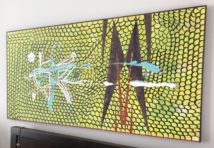 Mash Up; Y. Kusama Vs. J. Pollock 