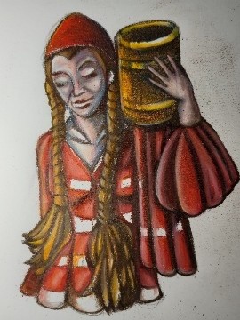 Girlwitharedturbinandabucket copy 270x360