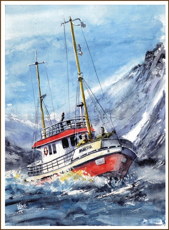 Fjord boat