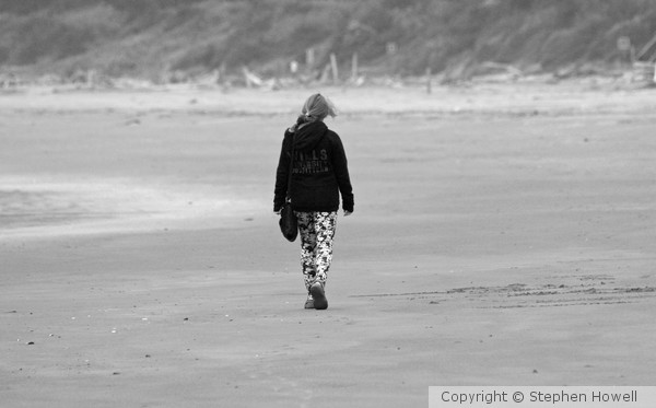 Girl on a beach