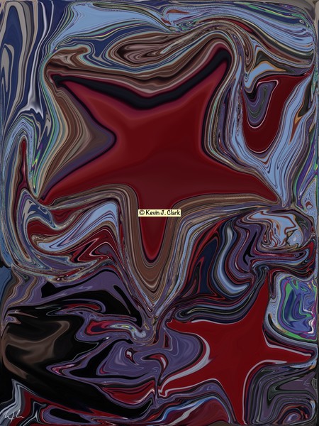 Blood Stars, E-Copy of Photo / Digital Painting