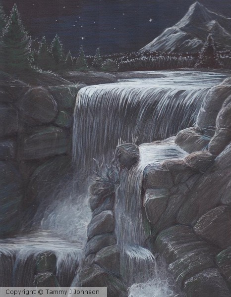 moonlit falls