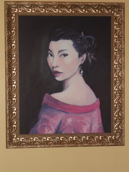 Chinese girl with a pearl earring