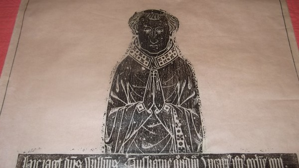 Brass Rubbing William Gysborne Vicar Farninghman
