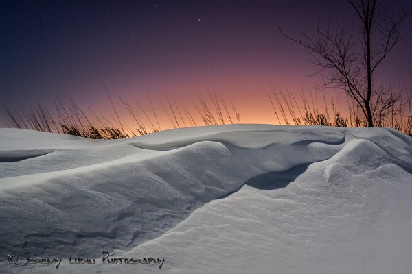 Moonlit Snow Drift