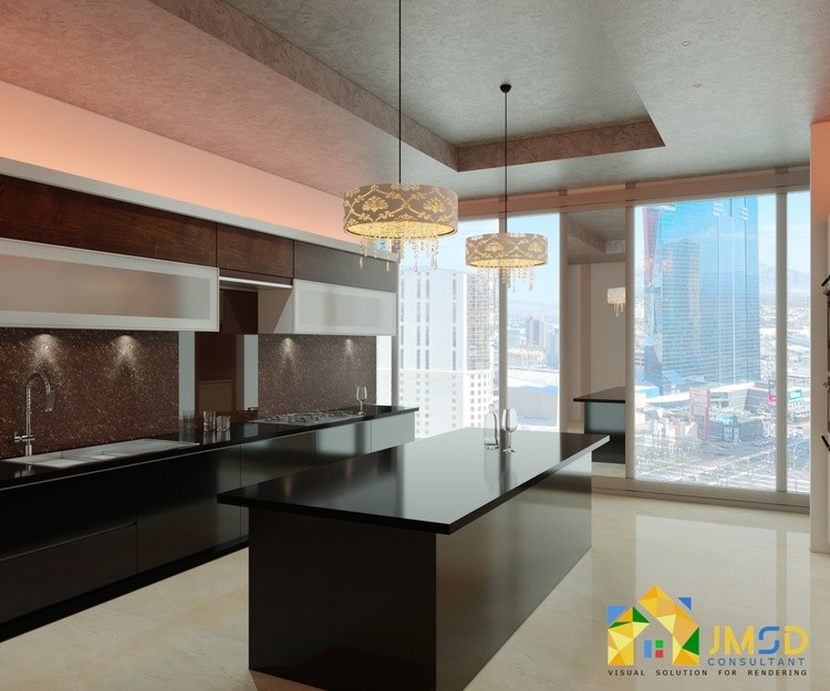 3D Rendering for Kitchen Design Project in Henderson NV