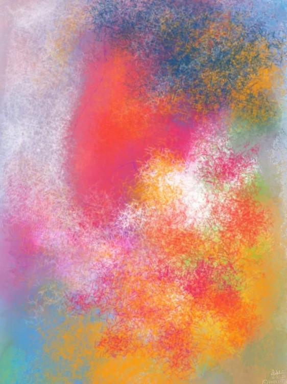 My painting titled UNINAOIS(c)2022 L