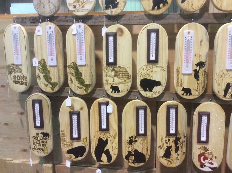 Custom Wood Burn Thermometers