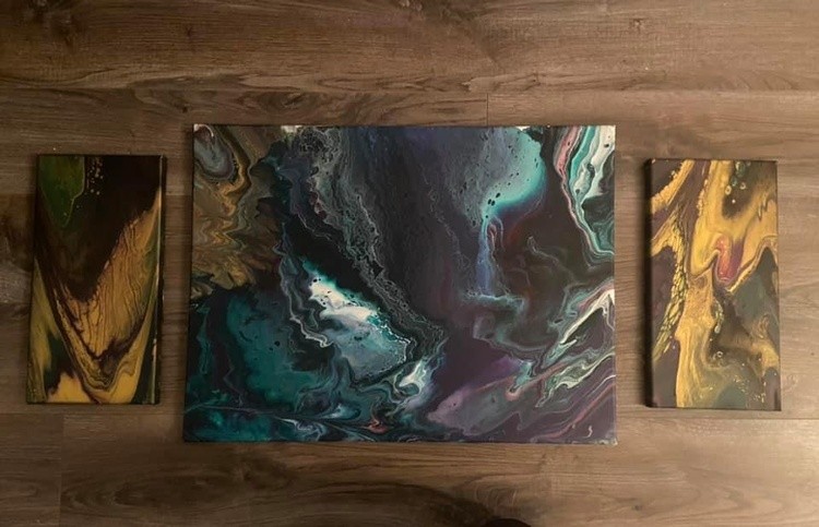 Green & Gold Explosion