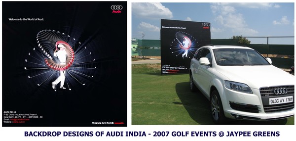 BACKDROP DESIGN FOR AUDI - 2007