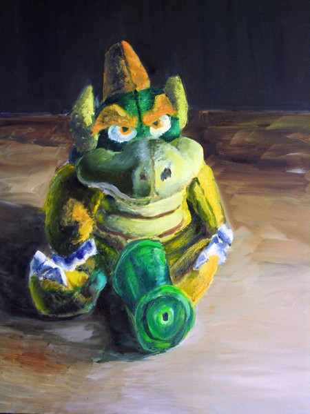 Bowser and his pencil sharpener