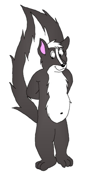cute skunk